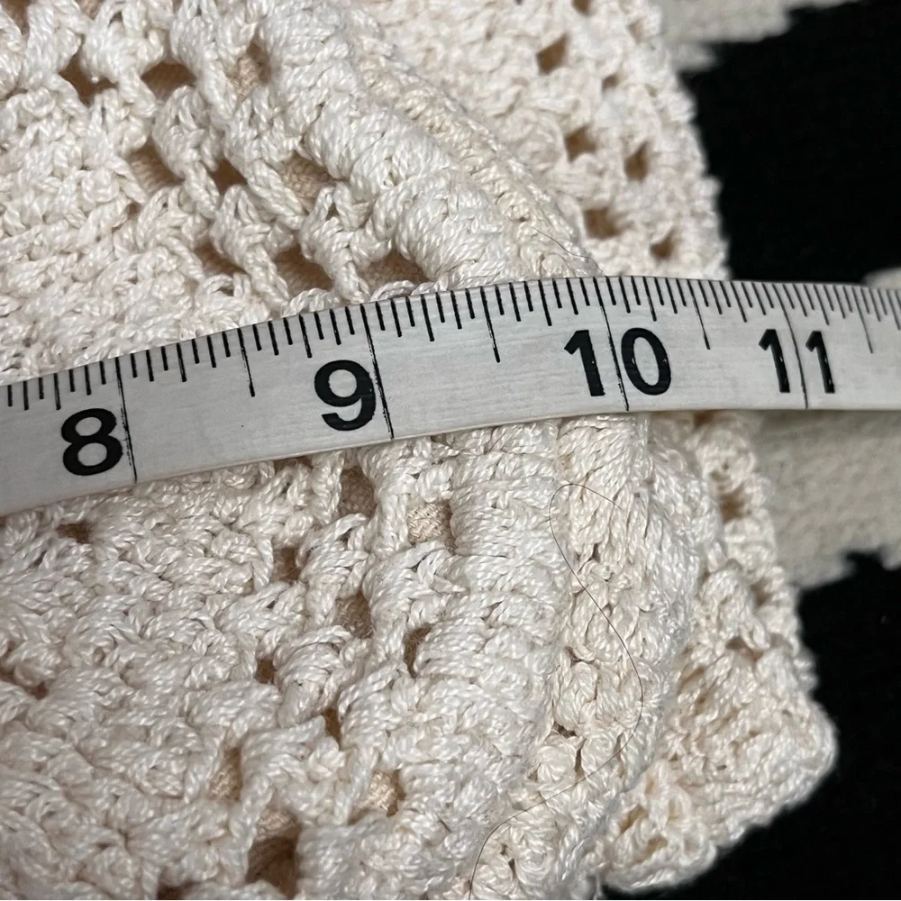 Boho Crochet Granny Square Bucket Bag